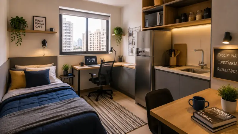 Studio próximo à PUC em Campinas